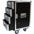 Removable 4 Drawer Tech Flight Case
